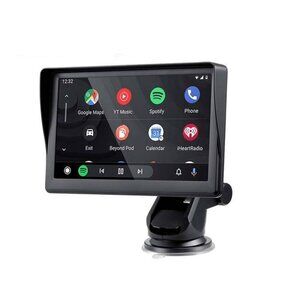 Universal 7" Touch Screen Car Multimedia Player with Wireless CarPlay & Android